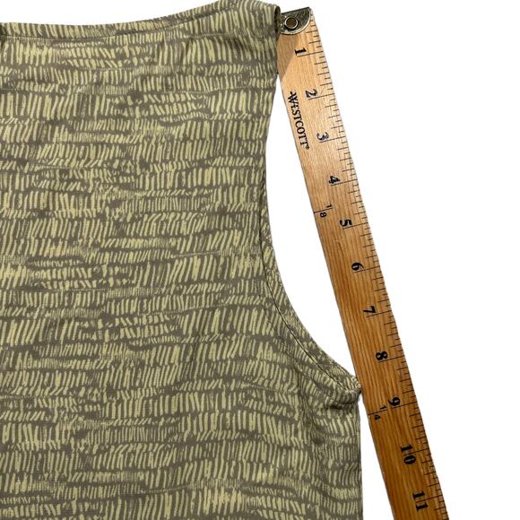 Prologue Sleeveless Boat Neck Drop Waist Bias Skirt Midi Dress Keyhole Small - Picture 7 of 12